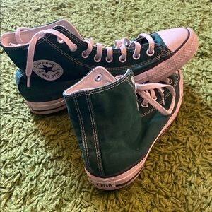 Converse Kids High-Top Sneakers - Green